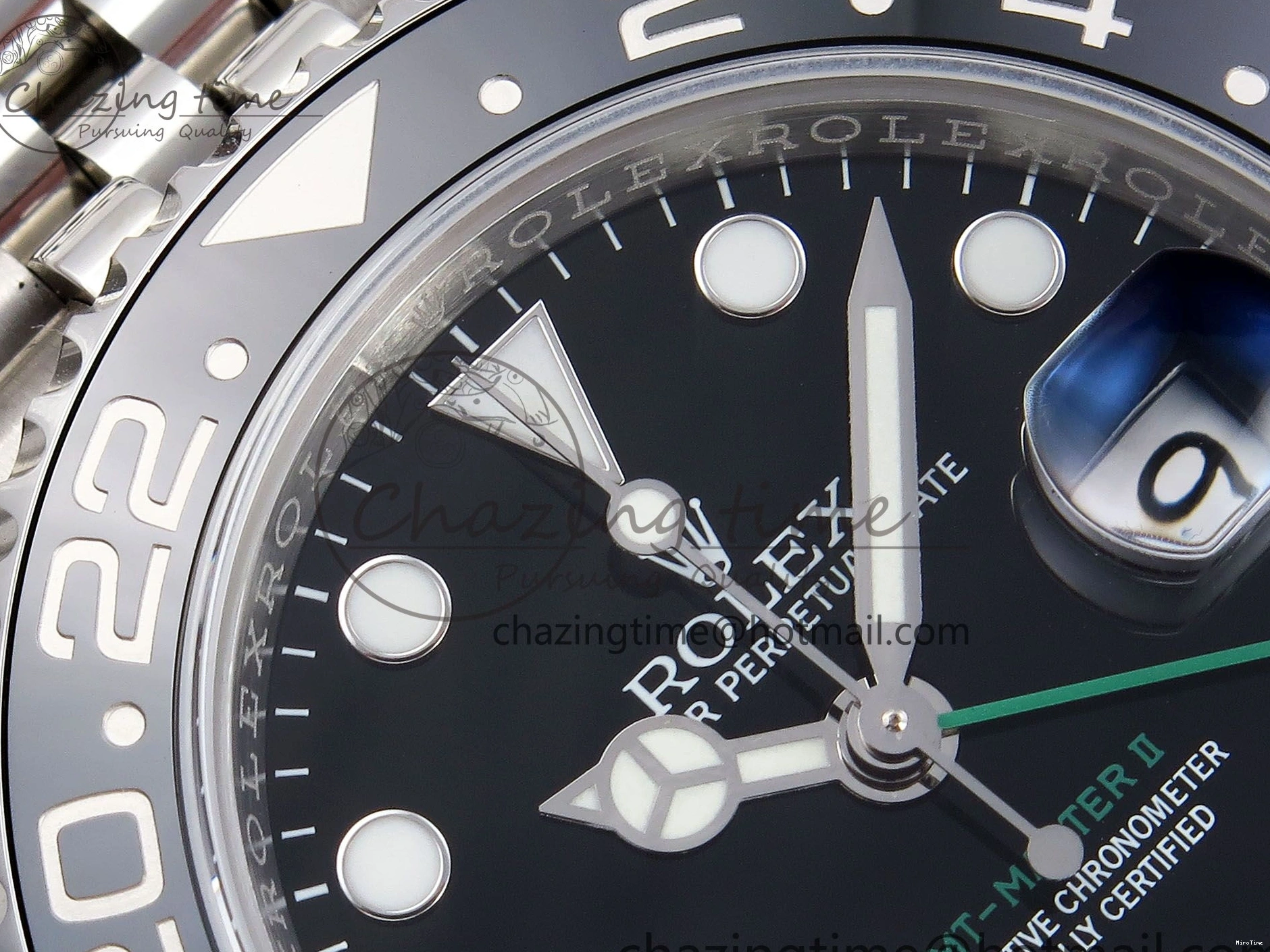 MiroTime 0503 Sporty GMT-Master II 126710 GRNR Black Gray Ceramic 904L Steel 3EF 1:1 Best Edition on Jubilee Strap VR 1339